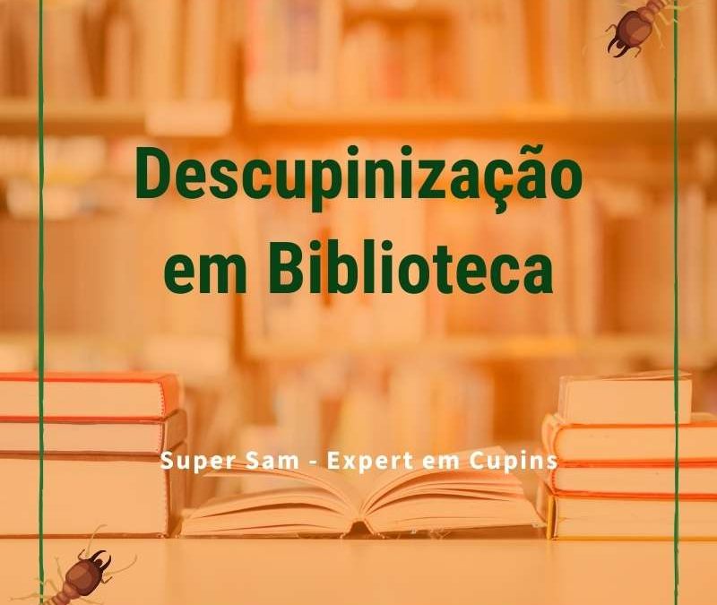 Descupinização em Biblioteca